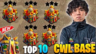 BEST Top 10 TH16 War Base Link  New TH16 CWL Base Link TOWN HALL 16 BASE LINK Clash Of Clans [upl. by Ajtak]