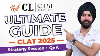 CLAT 2025 Preparation Strategy  Live QampA session for CLAT Aspirants [upl. by Okia]