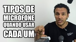 TIPOS DE MICROFONE  Quando e Onde Usar Cada Um [upl. by Nivlac692]