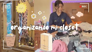 organizando todo mi clóset☁️🧚🏻‍♀️🌷saco toda mi ropa 🧥 🍥 [upl. by Kenny818]