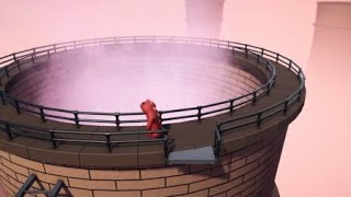 Gang Beasts Step down trophy guide solo [upl. by Alfie101]