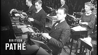 Typewriting Speed Contest 1938 [upl. by Eico]