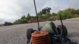 on board kyosho gt2 circle track racing  nitro RC car gopro nitrogang nitro [upl. by Formica475]