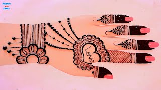 Mehndi Designs  Beautiful Mehndi Designs for Hands 2024  Step by Step Tutorial mehndi henna [upl. by Veradia977]