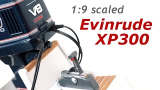 Evinrude XP300 19 scale display engine in action [upl. by Lorre]