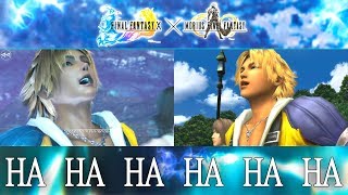 HA HA HA HA Final Fantasy X  MobiusFF Side by Side [upl. by Faludi695]