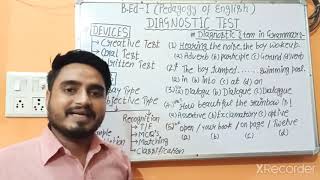 Diagnostic Test in English By Mr Davinder Singh [upl. by Stefanac]