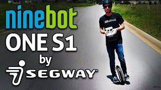 SUPER FUN SEGWAY UNICYCLE Ninebot One S1 REVIEW One Wheel quotHoverboardquot [upl. by Barry721]