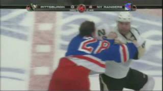 Eric Godard vs Colton Orr Jan 5 2009 [upl. by Lehplar]