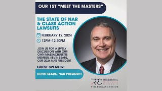 The state of NAR amp Class Action Lawsuits with Kevin Sears [upl. by Stutman]