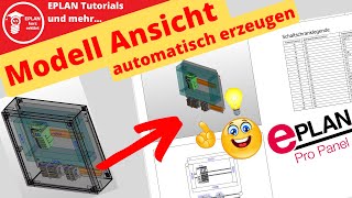 💡Modell Ansicht automatisch erzeugen🚀 So geht´s mit EPLAN ProPanel [upl. by Srednas]