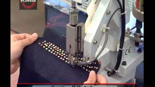 AUTOMATIC NAIL HEAD RIVET SETTING MACHINEwmv [upl. by Sinnej]