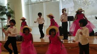 Aju Thapara Lahila Dance by Tampa Kids [upl. by Htebi756]