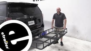 etrailer Hitch Cargo Carrier Review  2022 Chevrolet Tahoe [upl. by Alo746]