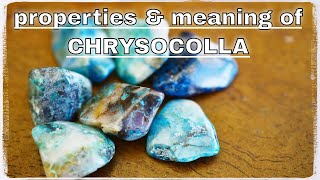 Chrysocolla Meaning Benefits and Spiritual Properties [upl. by Llednol]