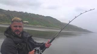 Kite Fishing Karioitahi Beach [upl. by Eltsyrhc]