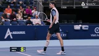 Gregoire Barrere vs Alexander Bublik Match Highlights European Open 18 October Antwerp [upl. by Harve252]