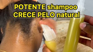 POTENTE shampoo CRECE PELO natural [upl. by Eugenie]