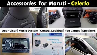 Accessories for Celerio with Prices  Hindi  Ujjwal Saxena [upl. by Arv]