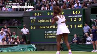 Serena Williams► Serves 4 ACES in a row  Wimbledon 2012 [upl. by Hammer]