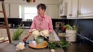 HOW TO ARRANGE PEONIES  Floral design tutorial  Pavé peony flower arrangement in a bowl [upl. by Vivian]