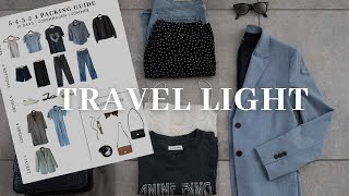 Avoid overpacking with this simple method  Minimalist travel capsule [upl. by Neelya]