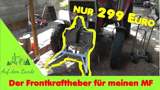 Ein Frontkraftheber für 299 Euro aus Ebay 😲 Ich habe ihn mir gekauft 😉  Fronthydraulik Eigenbau [upl. by Inahet]