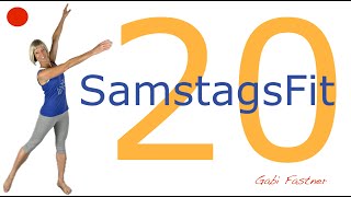 🍊 20 min SamstagsFit  bewegt und gekräftigt  aktiv in den Tag ohne Geräte im Stehen [upl. by Oshinski654]