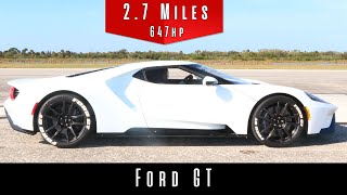 2017 Ford GT Top Speed Test [upl. by Edvard]