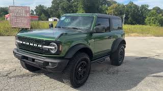 2022 Ford Bronco Wildtrak Advanced Green 4x4 [upl. by Ahsait]