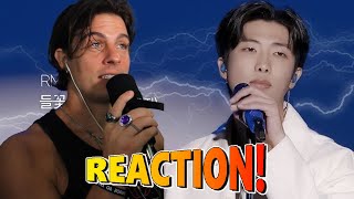 BTS RM Wildflower REACTION by professional singer [upl. by Hewe699]