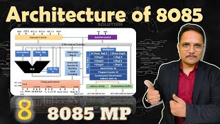 Architecture of 8085 Microprocessor Data Flow and Working Explained  8085 [upl. by Llerrat]