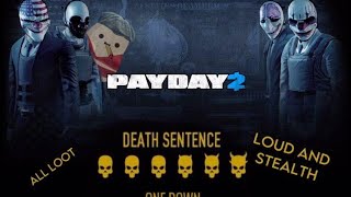 Payday 2 art gallery dsod loud and stealth all loot [upl. by Elleirad665]