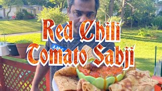 Red Chili Tomato Sabji [upl. by Ymaj]