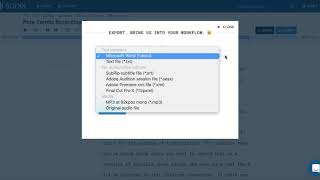 Sonix Tutorials  How to export a file from Sonix [upl. by Bumgardner]