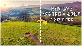 Remove Watermarks with a Single Click using AI [upl. by Lallage]