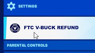 How to Refund VBucks in Fortnite FTC REFUND [upl. by Ellegna]