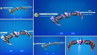 All Competitors Skyblades Glider Styles in Fortnite [upl. by Horlacher522]