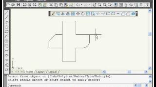 AutoCAD Tutorial for Beginners  4 [upl. by Gorlicki]