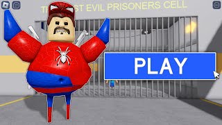 NEW BARRY SPIDERMAN Walkthrough Full GAMEPLAY roblox ScaryObby [upl. by Lonna551]