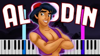 Aladdin A Whole New World Piano [upl. by Zetrac717]