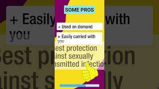 Condom external explained birthcontrolmethods health shorts [upl. by Euginom168]