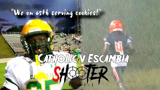 quotWe on 65th Serving Cookiesquot Catholic Crusaders  Escambia Gators Football 2023 highlights [upl. by Anear]