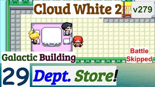 Pokemon Cloud White 2 Part 29 Veilstone Department Store amp Galactic Building  GBA Rom Hack [upl. by Gerrie473]