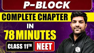 PBLOCK ELEMENTS in 78 Minutes  Full Chapter Revision  Class 11th NEET [upl. by Athalia713]