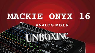 MACKIE ONYX 16 BEST MULTITRACK MIXER AT THE PRICEPOINT  With Bluetooth amp Livestreaming [upl. by Hairabez489]