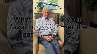 Ask a Centenarian What has been your favorite music in the past 100 yearsnationalcentenariansday [upl. by Wareing]