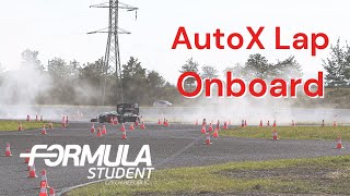 Formula Student Czech 2024  Autocross Winning Lap Onboard Joanneum Racing Graz [upl. by Ilojna]