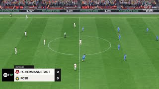 FC Hermannstadt vs FCSB 25082024 LIGA I EA FC 24 [upl. by Krysta68]