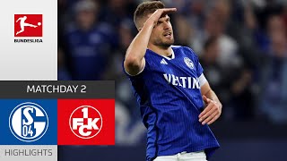 Strong Schalke with 3 Goals  FC Schalke 04  1 FC Kaiserslautern 30  Highlights  Bundesliga 2 [upl. by Moulton725]